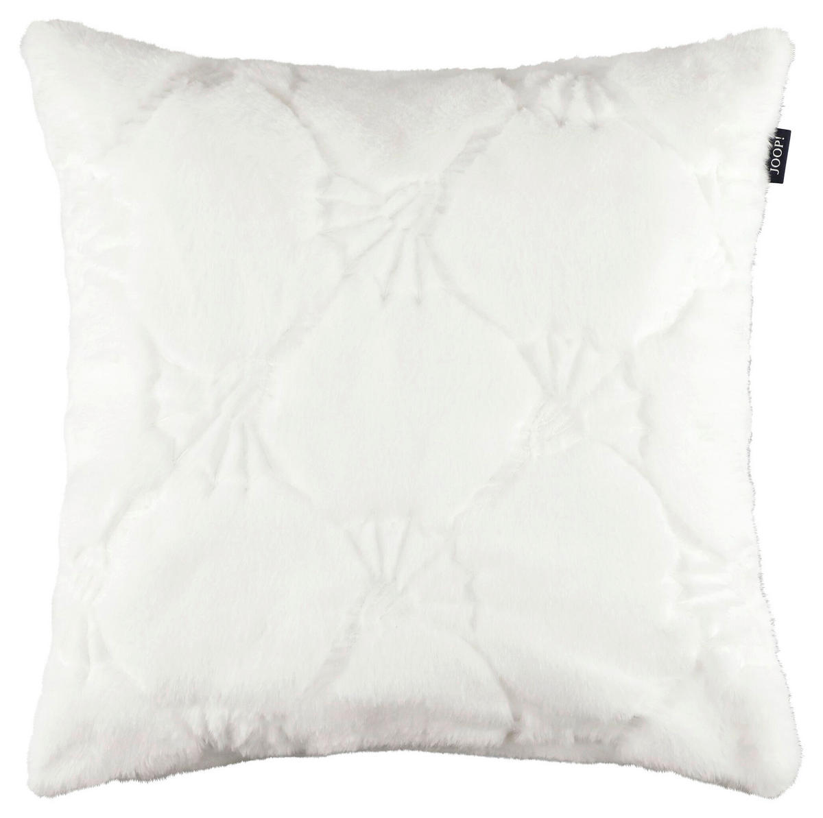 KISSENHÜLLE J! Cozy Cornflower weiß 50/50 cm  - Weiß, Design, Textil (50/50cm) - Joop!