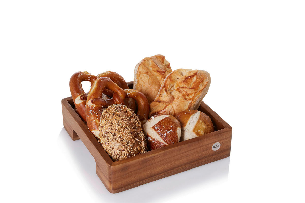TABLETT Holz Akazie, Walnuss  - Basics, Holz (25/25/6cm) - AdHoc