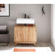 WASCHBECKENUNTERSCHRANK 70/60/40 cm  - Wildeiche, Basics, Holz (70/60/40cm) - Linea Natura