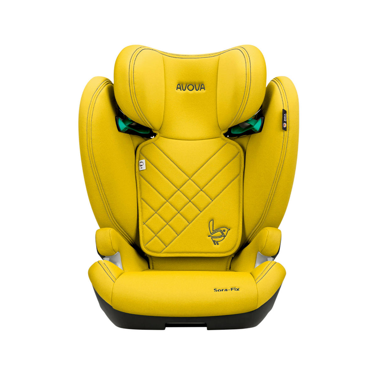 KINDERAUTOSITZ Sora Fix  - Gelb, Basics, Kunststoff/Textil (52/41,5/63 - 83cm) - AVOVA