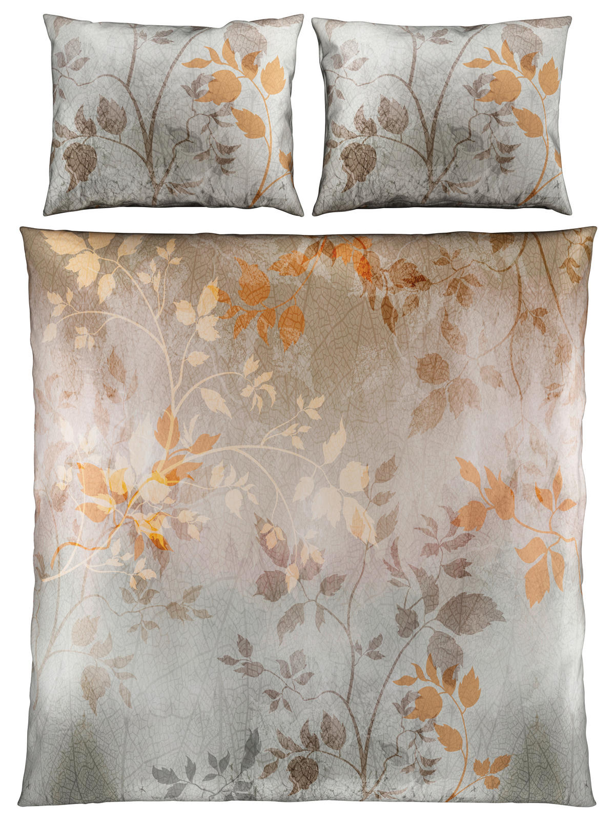 OBOJESTRANSKA POSTELJNINA ROSALIE 200/200 cm saten zlate barve  - zlate barve, Design, tekstil (200/200cm) - Novel