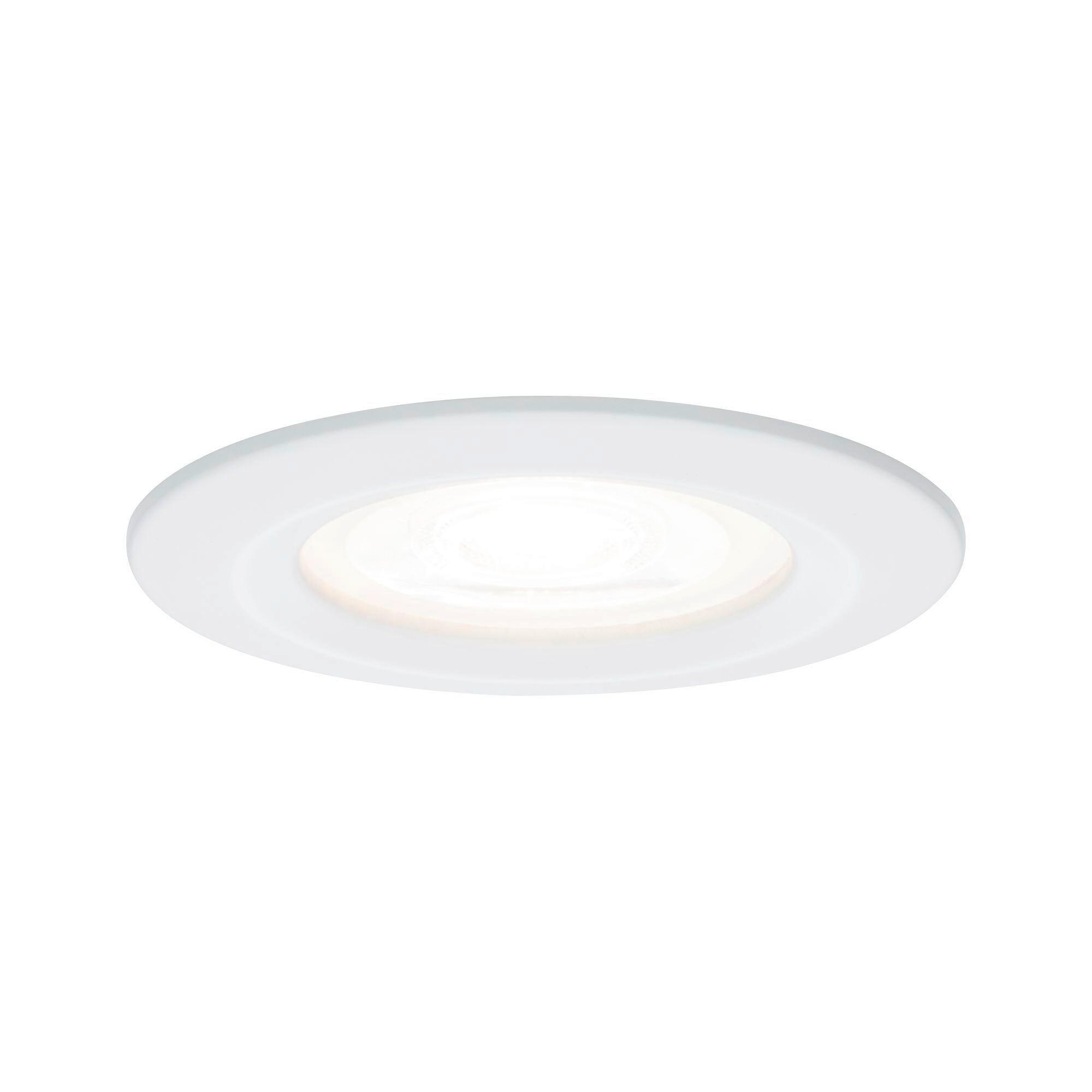 DECKENLEUCHTE   7,8 cm   - Weiß, Basics, Metall (7,8cm) - Paulmann