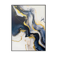 LEINWANDBILD Abstraktes 70/100 cm  - Multicolor, Basics, Holz/Textil (70/100cm)