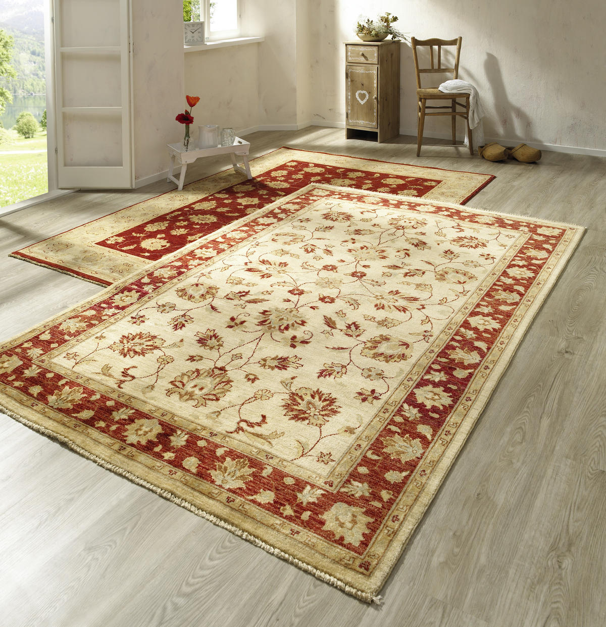 ORIENTALISK MATTA 100/150 cm Ziegler Exklusiv  - beige, Klassisk, textil (100/150cm) - Cazaris