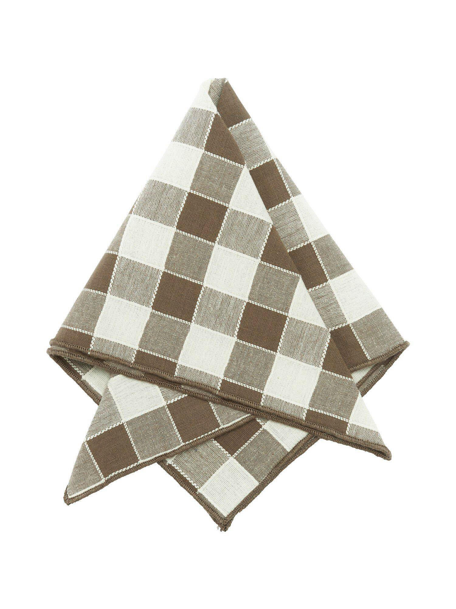 STOFFSERVIETTE    - Braun, Basics, Textil (45cm)
