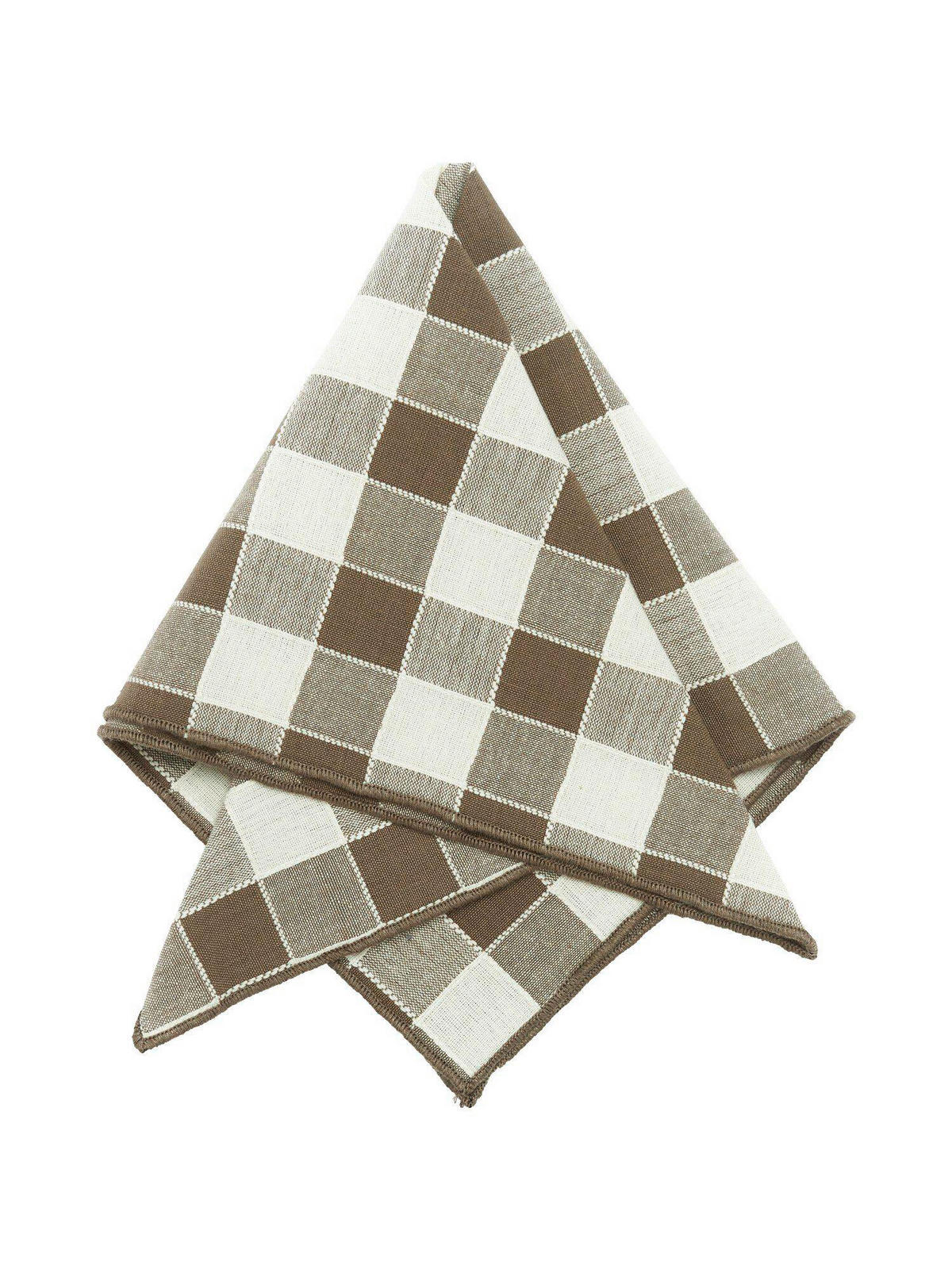 STOFFSERVIETTE    - Braun, Basics, Textil (45cm)
