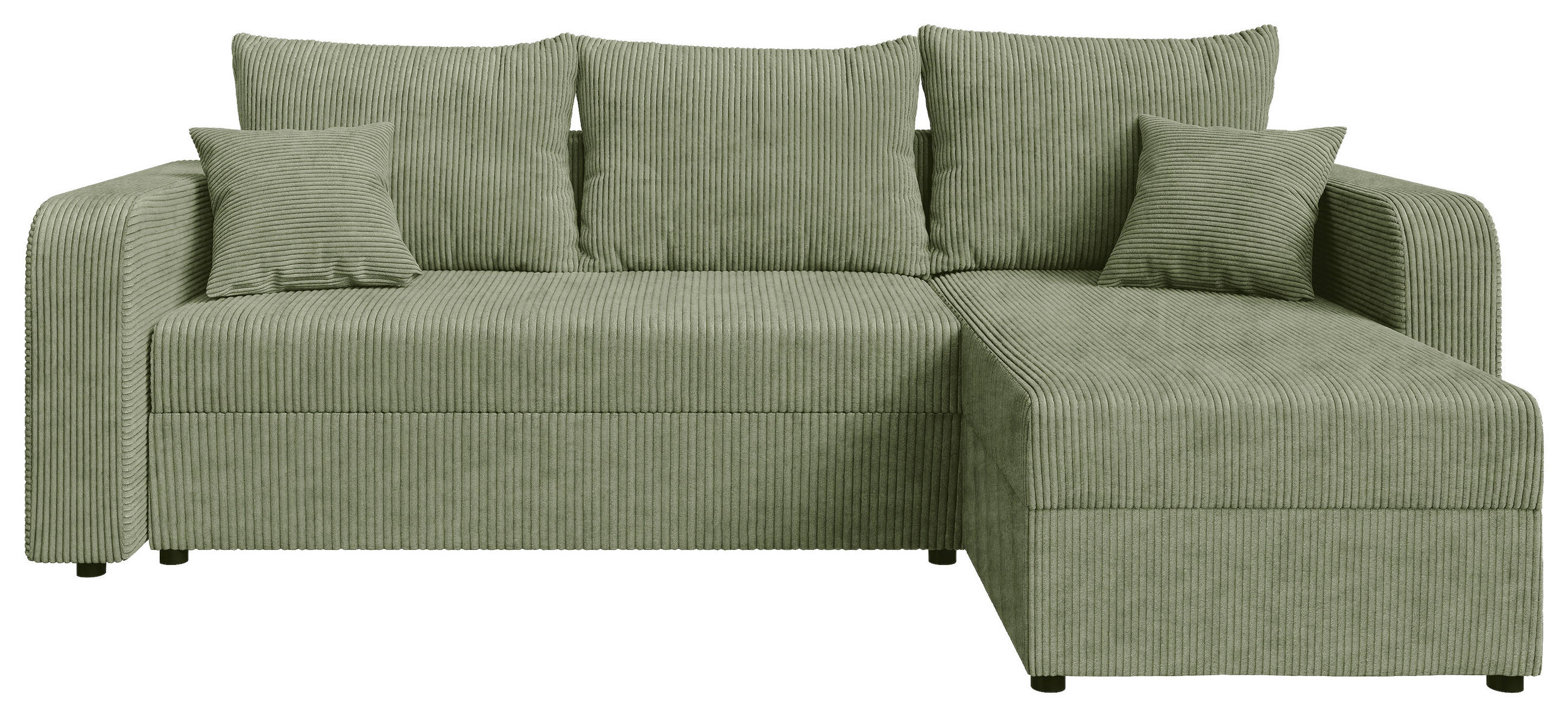 Carryhome Ecksofa Salbeigrün 240x140 cm