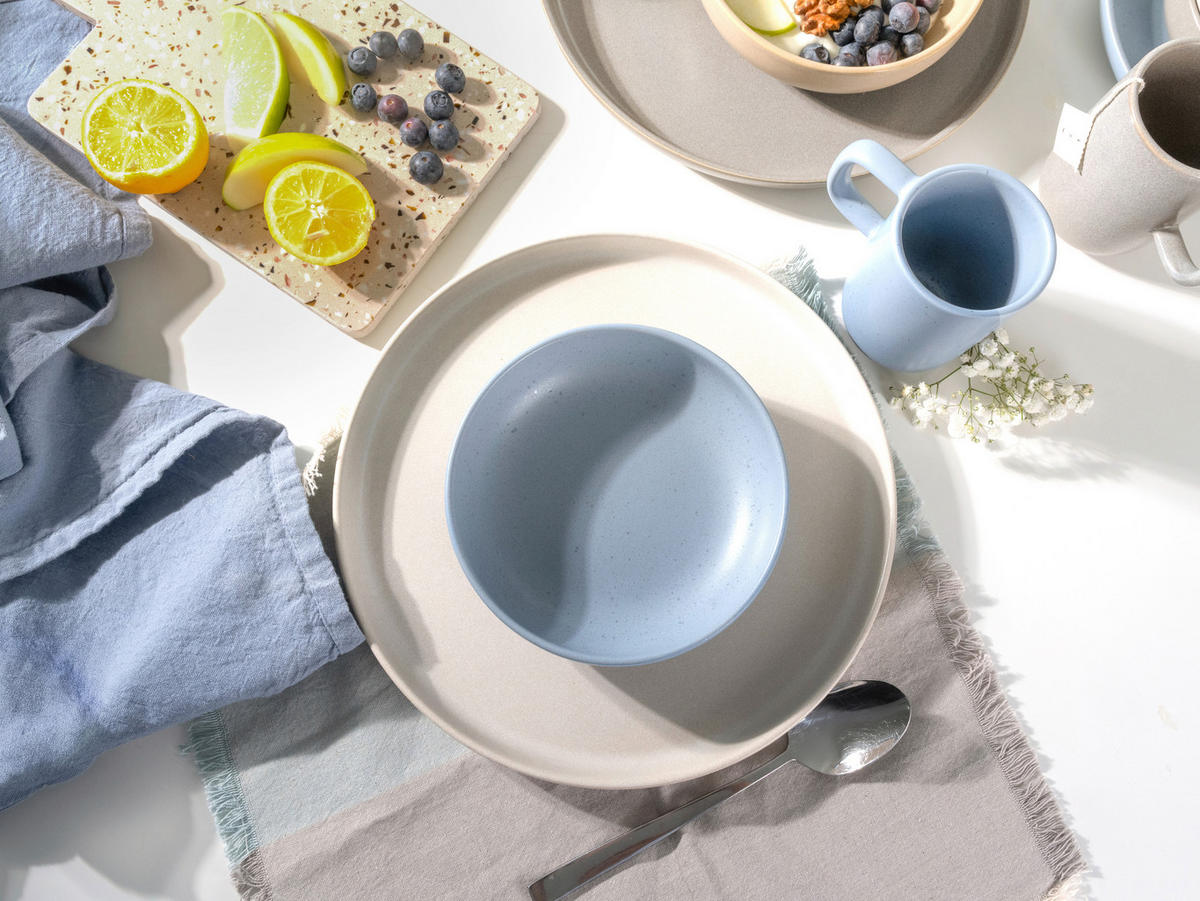 KOMBISERVICE Uno Nordic 16-teilig  - Sandfarben/Creme, Basics, Keramik - Creatable