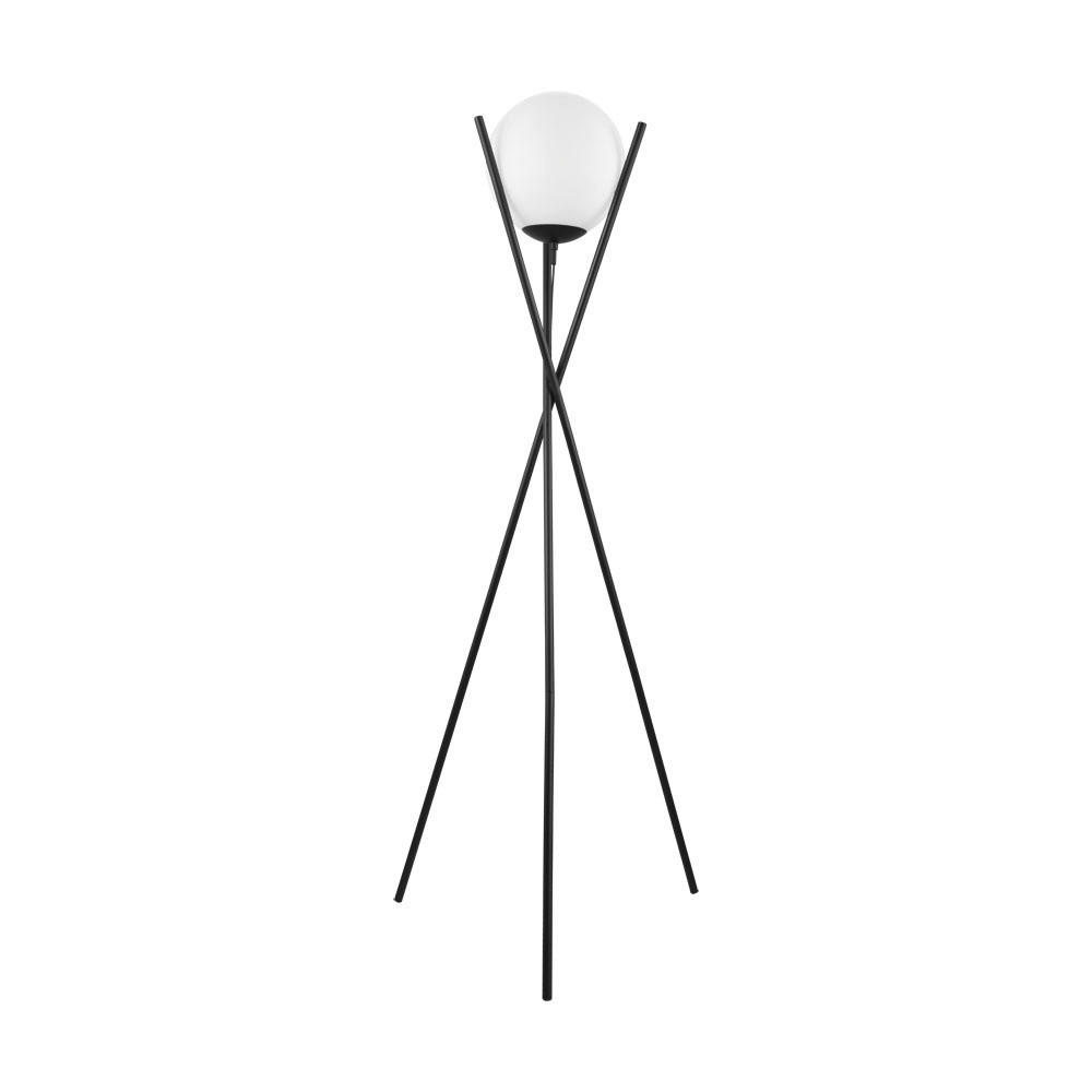 STOJEČA SVETILKA  Salvezinas      28/150 cm       - črna, Trend, kovina/steklo (28/150cm)