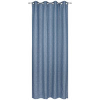 ÖSENSCHAL Gent blickdicht 135/250 cm   - Hellblau, Design, Textil (135/250cm) - Ambiente
