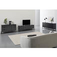 SIDEBOARD  in 136/79/40 cm  - Anthrazit/Schwarz, Design, Holzwerkstoff/Metall (136/79/40cm) - Novel