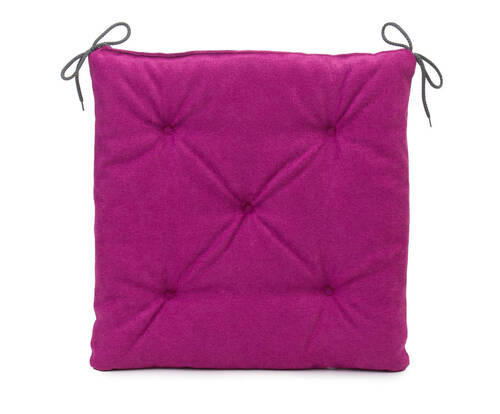 PODUŠKA NA SEDENIE, 40/40/4 cm - lila, Basics, textil (40/40/4cm) - Novel