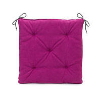 PODSEDÁK, 40/40/4 cm - fialová, Basics, textil (40/40/4cm) - Novel