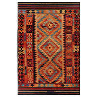 VENKOVNÍ KOBEREC, 80/150 cm, vícebarevná, červená - vícebarevná/červená, Design, textil (80/150cm) - Obsession