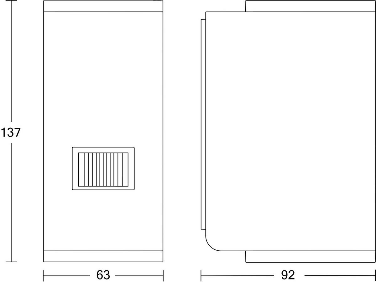 LED-AUßENLEUCHTE 9,2/6,3/13,7 cm   - Anthrazit, Design, Metall (9,2/6,3/13,7cm) - Steinel