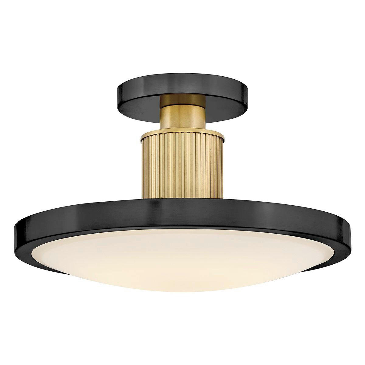 LED-HÄNGELEUCHTE Hinkley 22,2/36,2 cm  - Schwarz, Design, Glas/Metall (22,2/36,2cm) - Elstead Lighting
