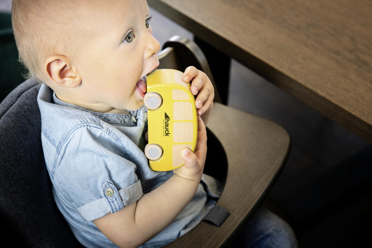 HOCHSTUHLEINLAGE HIGHCHAIR PAD  - Grau, Basics, Textil (44/24cm) - Hauck