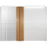 SCHIEBETÜRENSCHRANK 2-türig Balkeneiche furniert Eichefarben, Weiß - Eichefarben/Alufarben, Design, Holz/Holzwerkstoff (302/229,6/71,4cm) - Ambiente by Hülsta