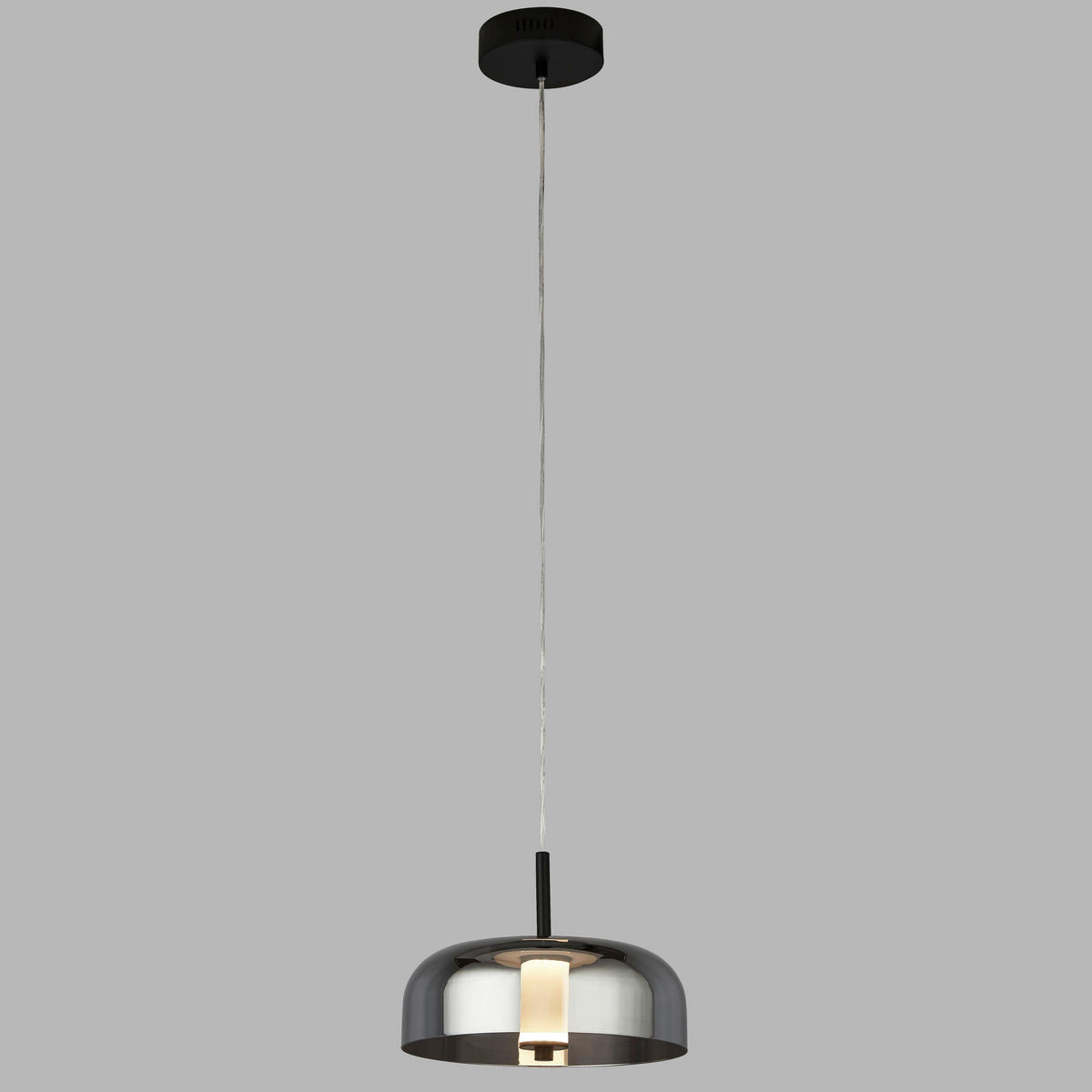 VISEČA NIHALNA LED-SVETILKA   16.37 W///220-240 V/ - črna, Basics, kovina/steklo (30/21cm)