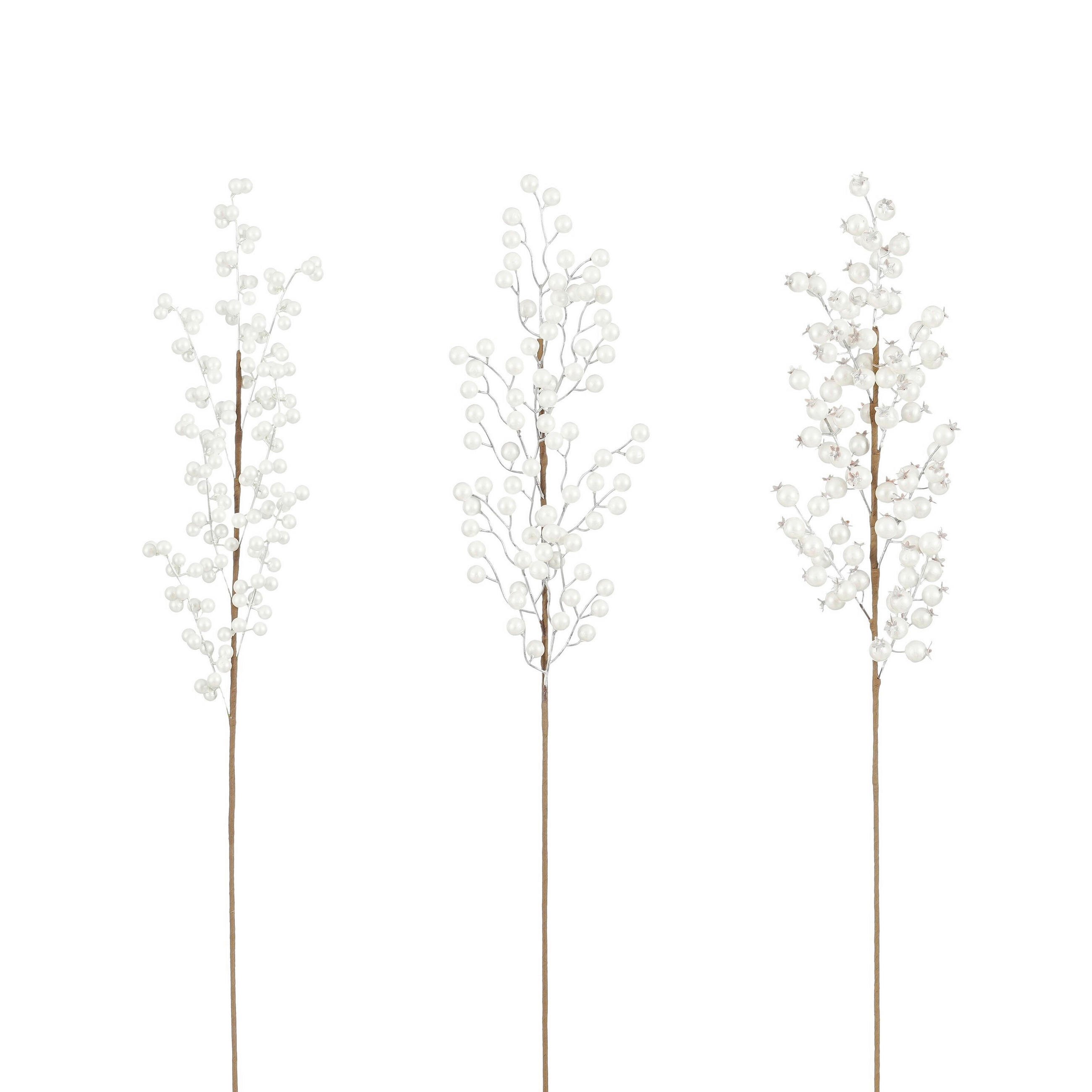 UMETNA ROŽA   80/10/4 cm            - bela, Basics, umetna masa (80/10/4cm)