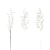 UMETNA ROŽA   80/10/4 cm            - bela, Basics, umetna masa (80/10/4cm)