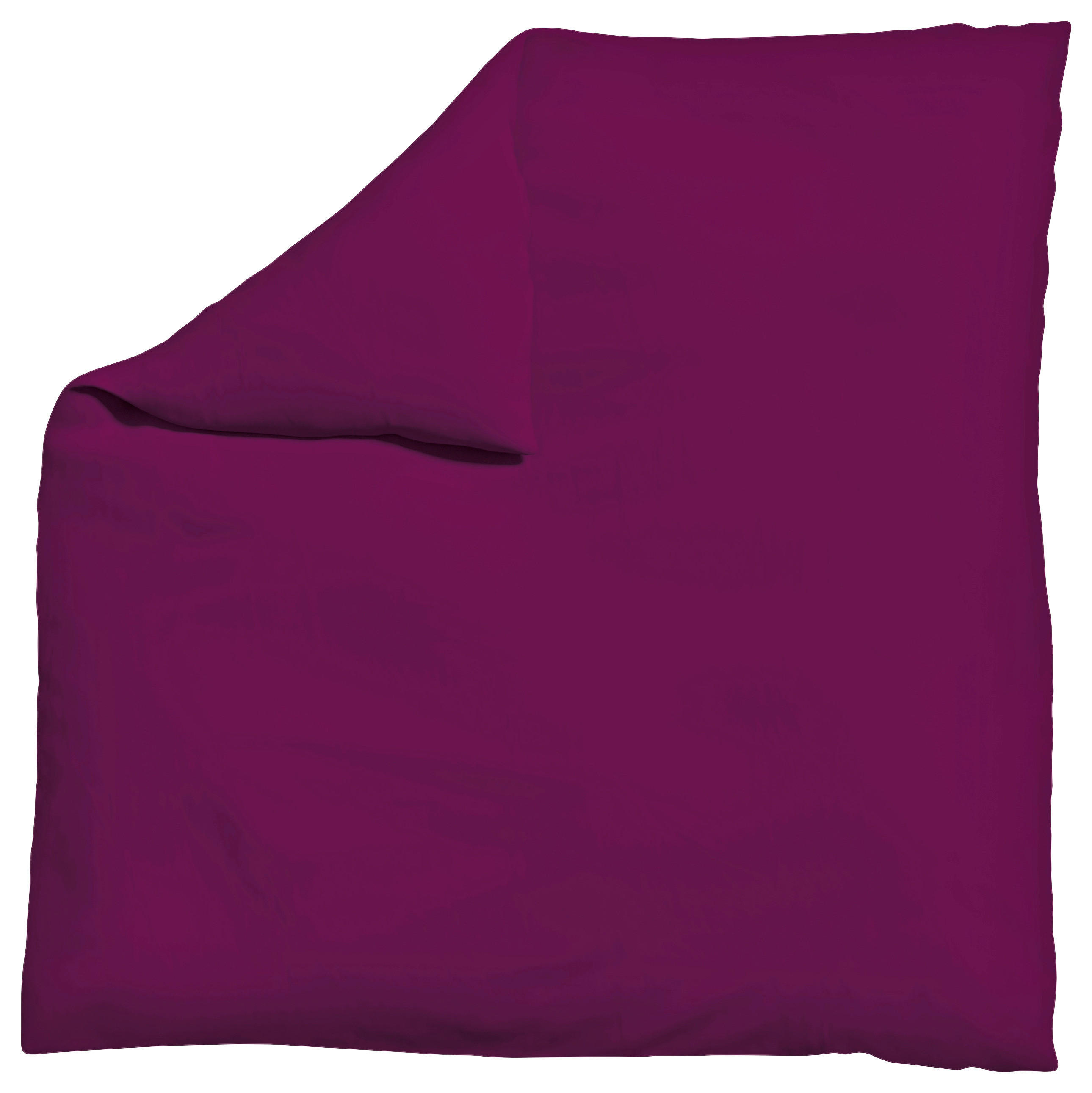 Schlafgut Bettdeckenbezug Woven Satin Violett 200x200 cm