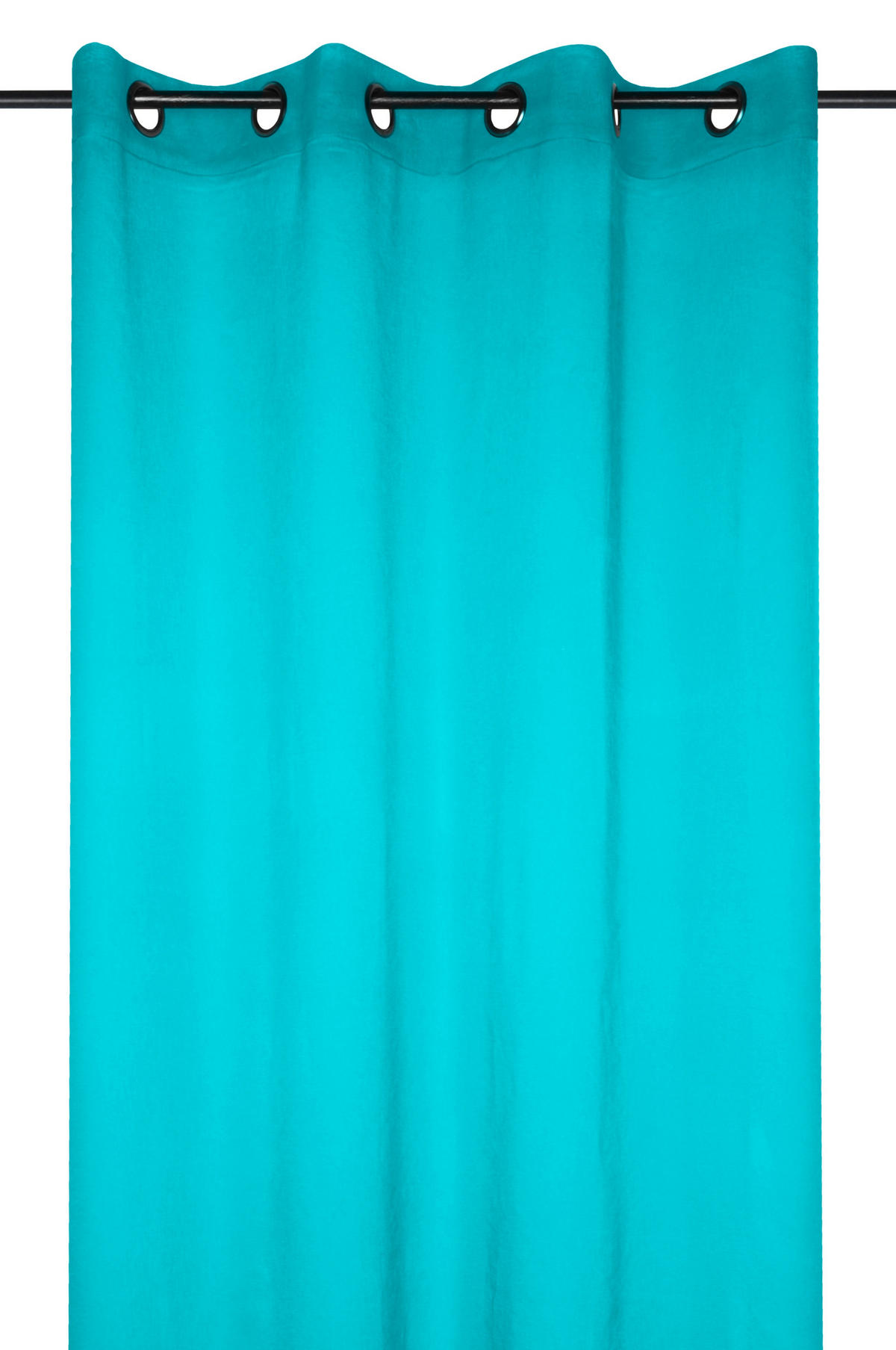 GOTOVA ZAVESA plava - plava, Osnovno, tekstil (135/260cm)