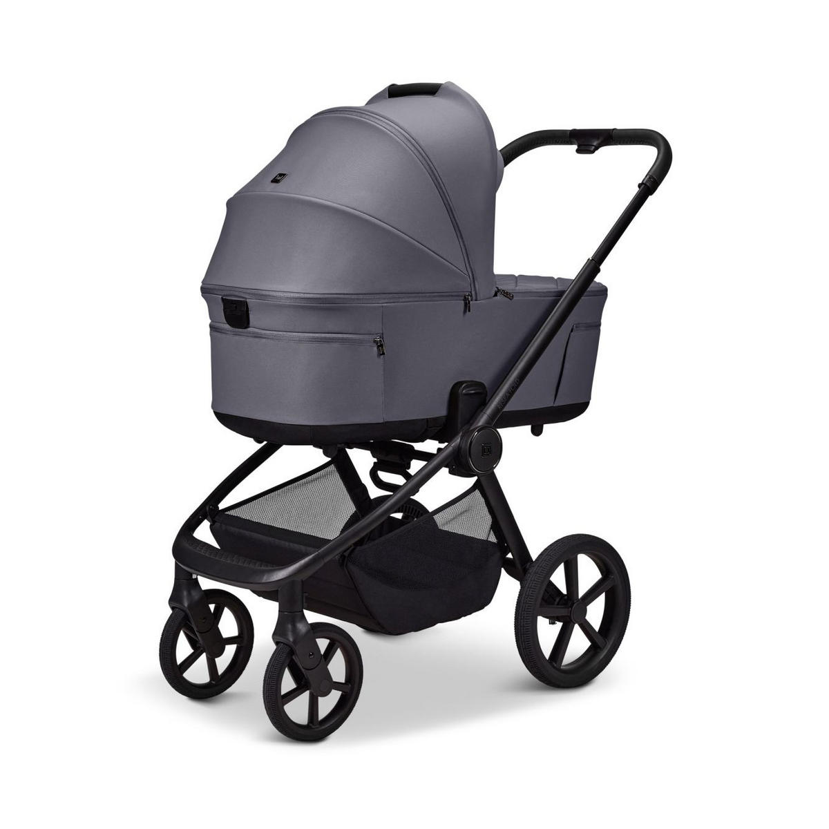 KOMBIKINDERWAGEN  Resea Fold   - Hellgrau/Braun, LIFESTYLE, Textil/Metall (116/57/94cm) - Moon