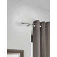 VORHANGSTANGENSET 100-190 cm  - Edelstahlfarben, Design, Metall (100-190cm) - Homeware