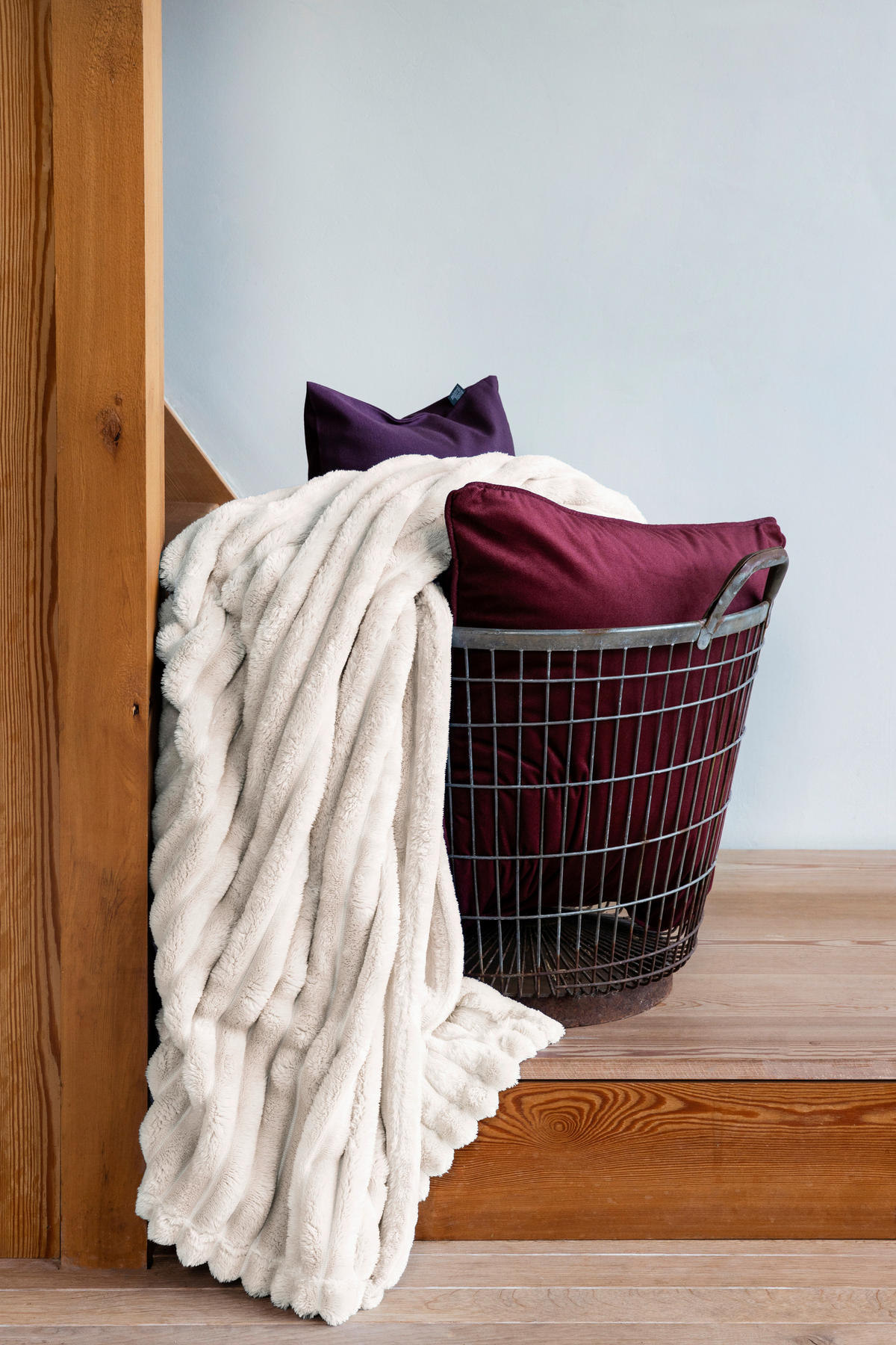 DÍSZPÁRNA 45/45 cm  - ekrü, Basics, textil (45/45cm) - MISTRAL