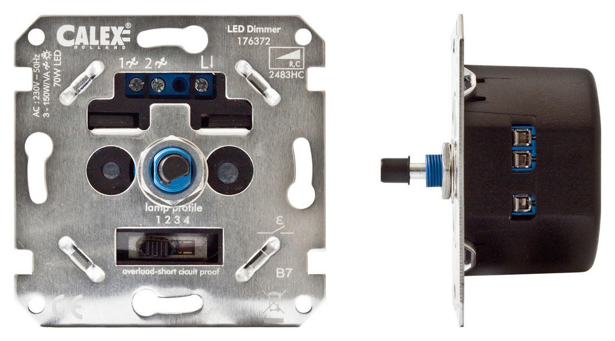 DIMMER - Basics, metall (7/7/5cm) - Calex