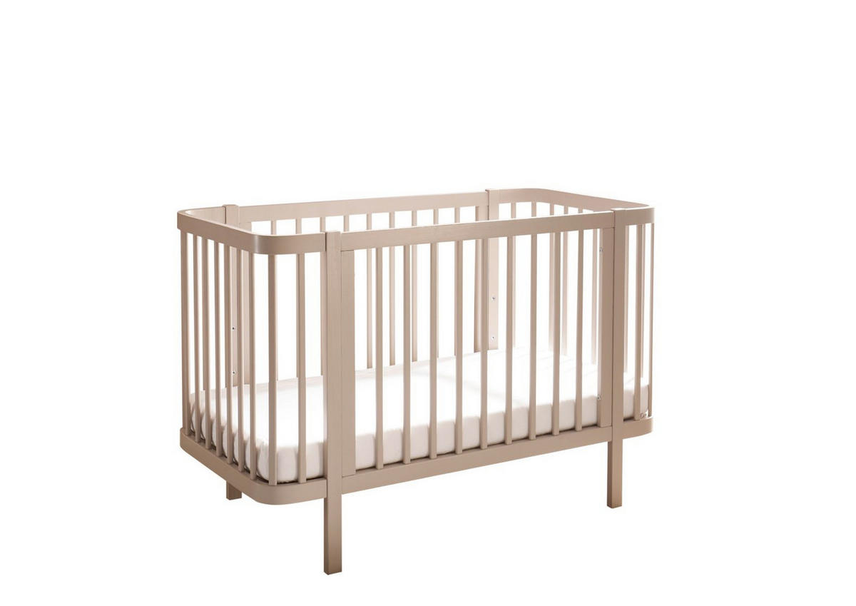 POSTÝLKA S PŘÍČKAMI kašmírová, 70/140 cm  - kašmírová, Basics, dřevo/kompozitní dřevo (70/140cm)