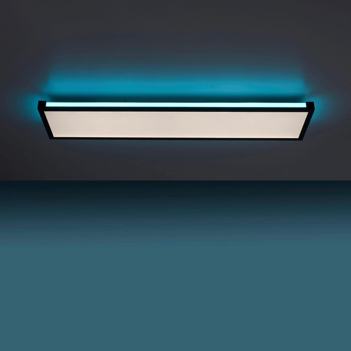 LED-PANEEL 100/25/7,1 cm  - Schwarz, Design, Kunststoff/Metall (100/25/7,1cm)