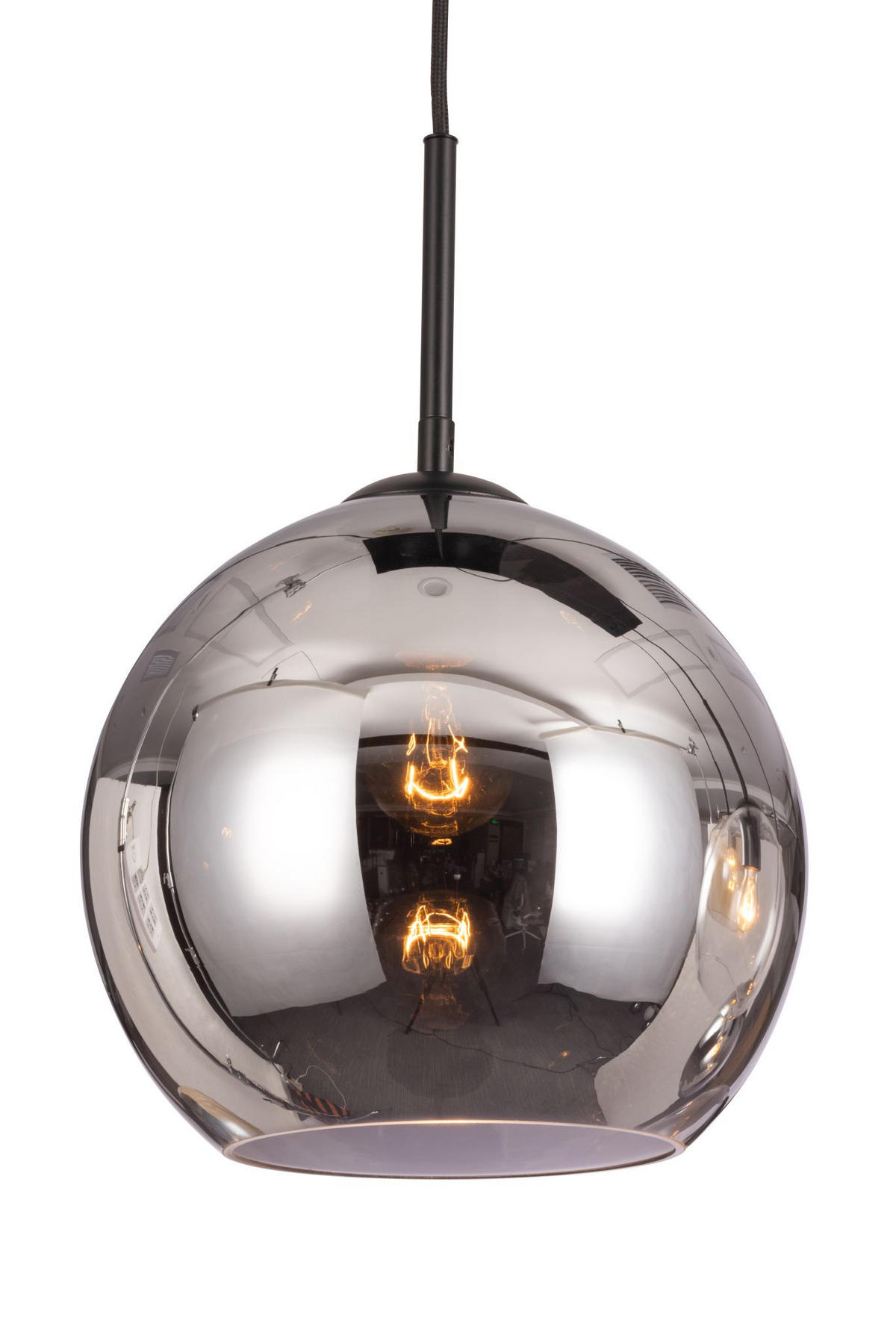 HÄNGELEUCHTE Amelie 97,5/42,5/150 cm   - Grau, Basics, Glas/Metall (97,5/42,5/150cm) - Novel