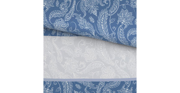 BETTWÄSCHE Satin 200/200 cm  - Blau, Textil (200/200cm) - Novel