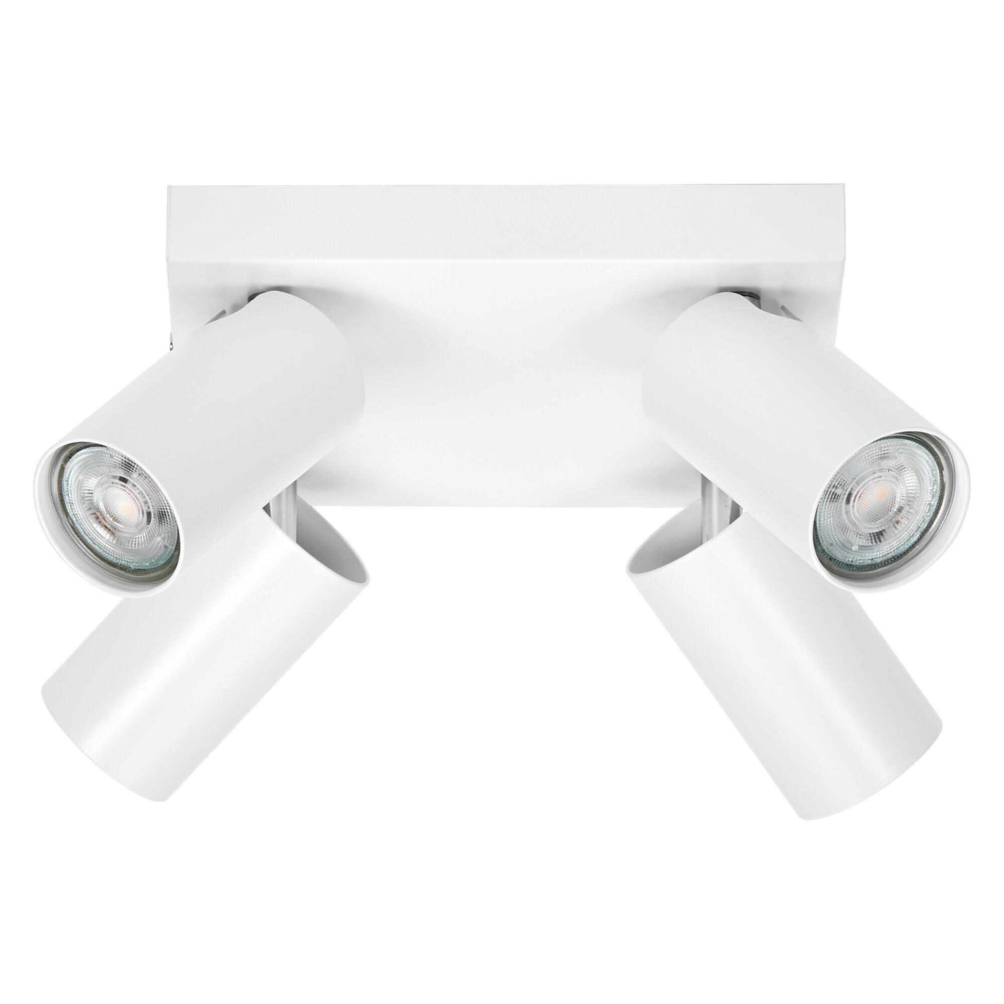 LED-STRAHLER 20/20/14 cm   - Weiß, Basics, Metall (20/20/14cm) - Osram