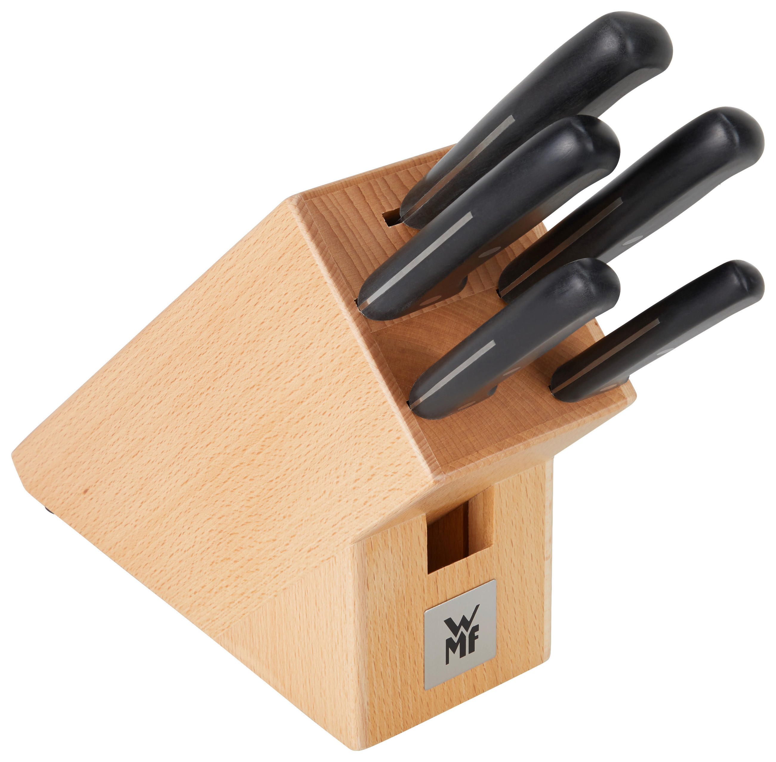 BLOK NA NOŽE  6dílné - Design, kov/dřevo - WMF