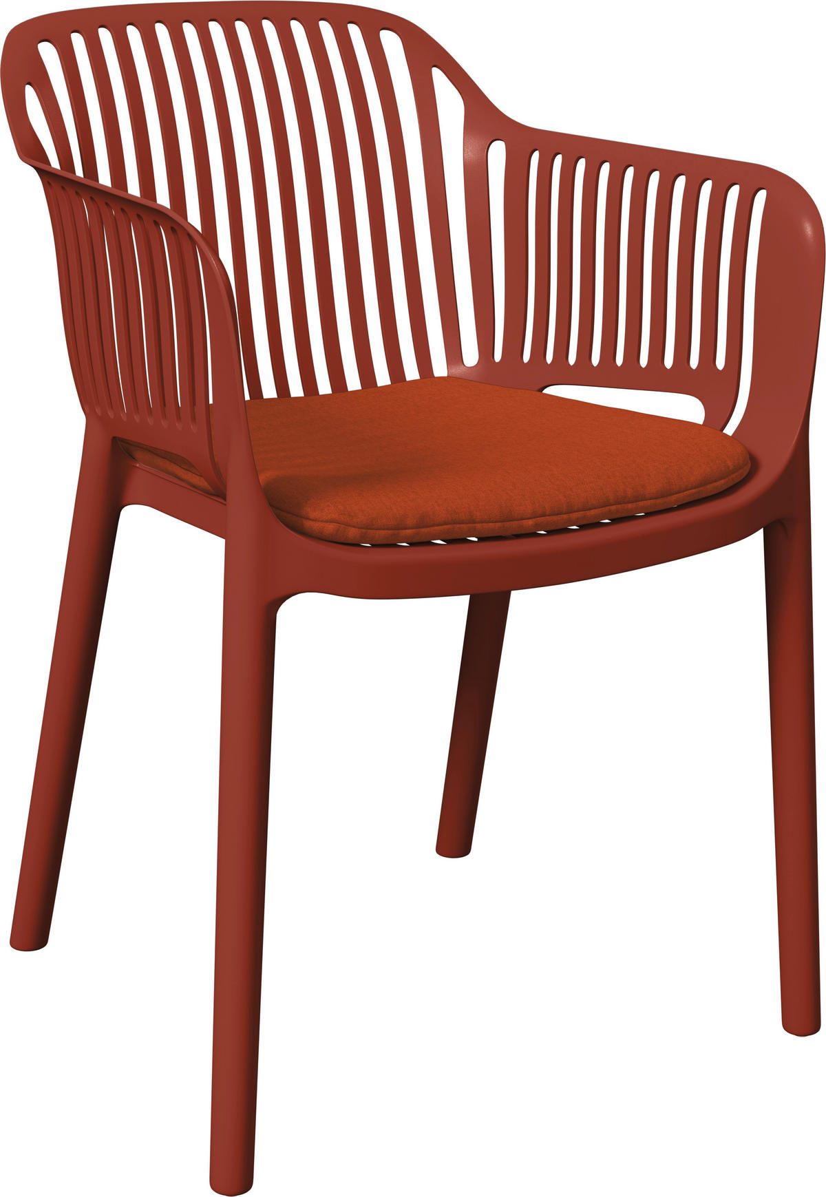 STAPELSESSEL Rot  - Rot, Basics, Kunststoff/Textil (55/80/60cm) - Ambia Garden