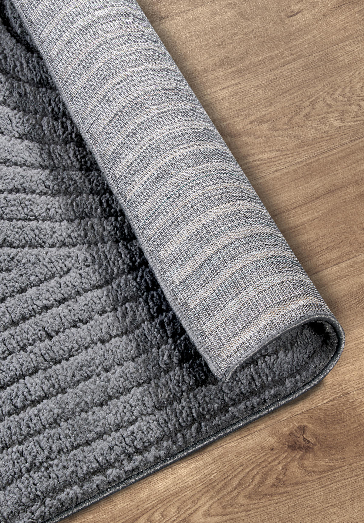 HOCHFLORTEPPICH 120/170 cm New York Anthrazit  - Anthrazit, Basics, Kunststoff/Textil (120/170cm) - Elle Decoration