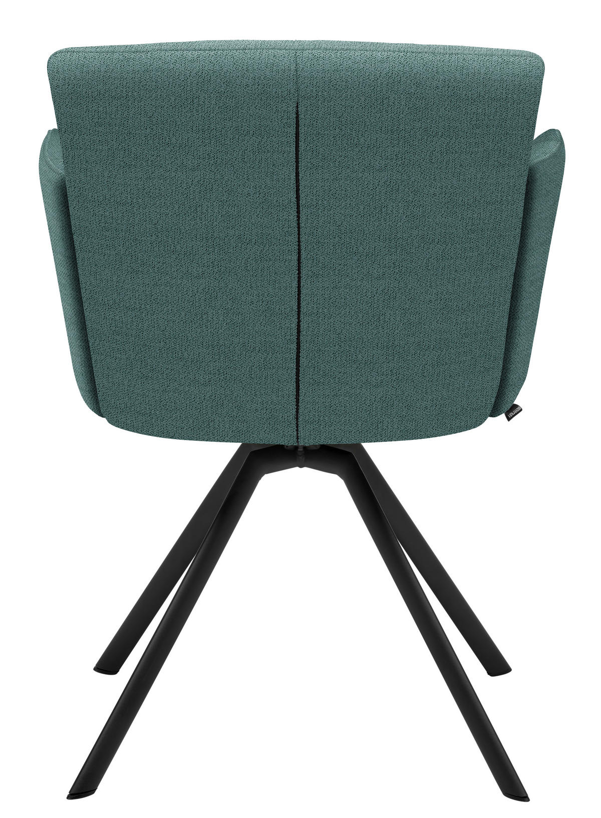 ARMLEHNSTUHL Stahl Webstoff  - Türkis/Anthrazit, Design, Textil/Metall (58/83/62cm) - Venjakob