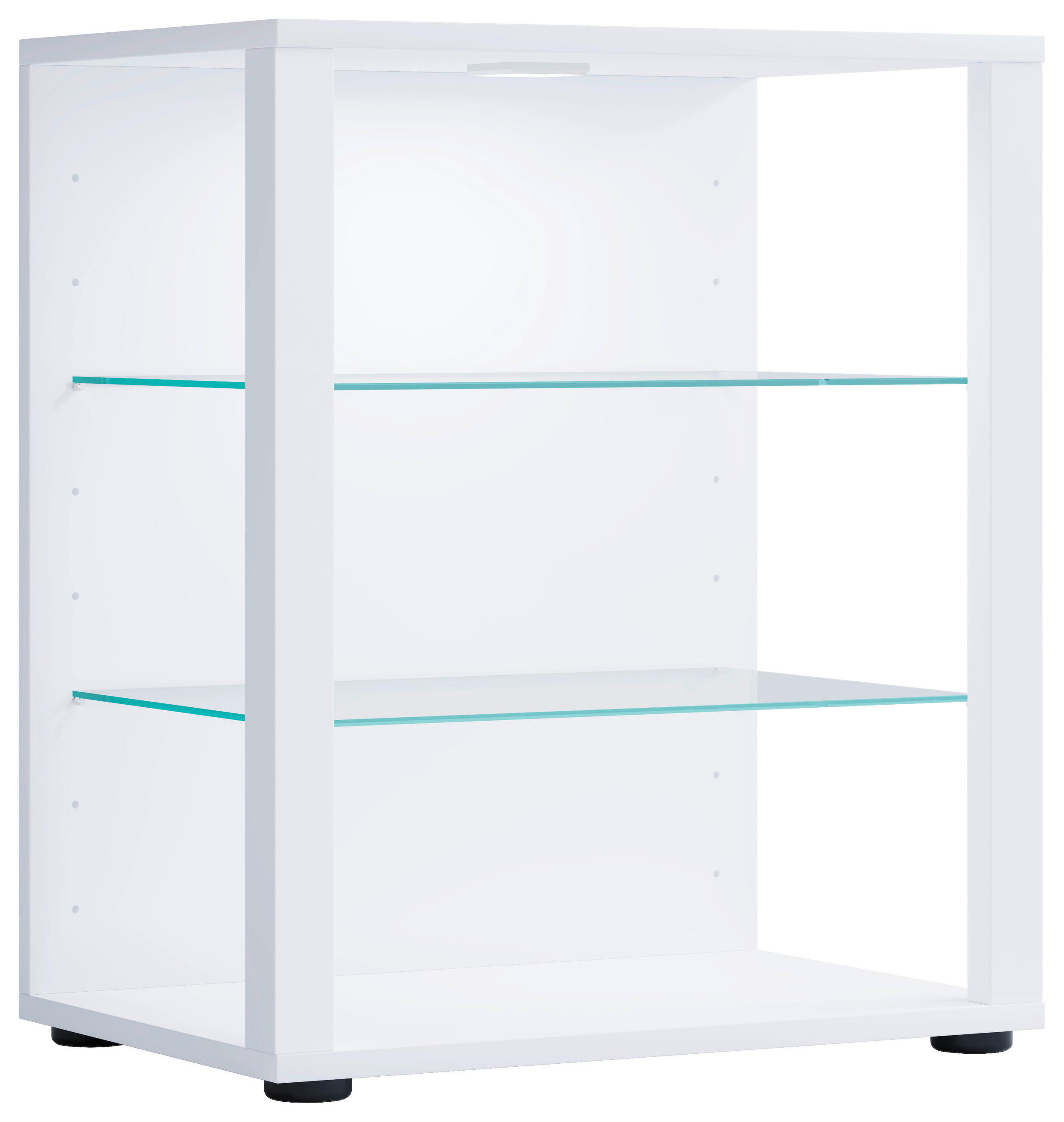 VITRINE Weiss  - Weiss, Modern, Holzwerkstoff/Kunststoff (52/60/35cm) - MID.YOU
