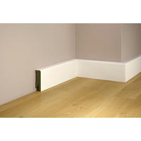 SOCKELLEISTE, Weiss RAL 9016  - Basics, Holzwerkstoff (206/5/1,6cm) - Tilo
