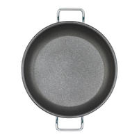 SERVIERPFANNE VULCANO ILAG®-Antihaftbeschichtung  - Silberfarben, Basics, Metall (28/6,1cm) - Spring