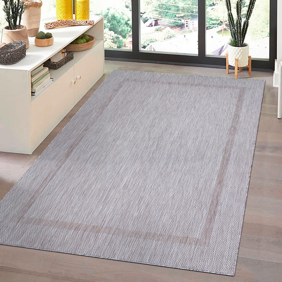 RAVNO TKANA PREPROGA  Relax     160/230 cm    tkano  srebrne barve  - srebrne barve, Basics, tekstil (160/230cm) - Novel