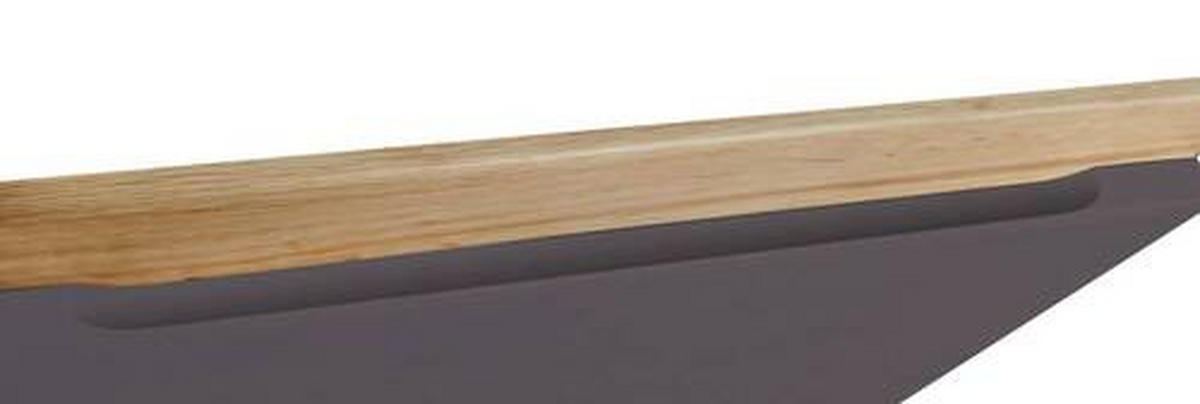 ECKKÜCHE 240/360 cm  in Grau, Eiche Wotan  - Eiche Wotan/Grau, Design, Holzwerkstoff (240/360cm) - Held
