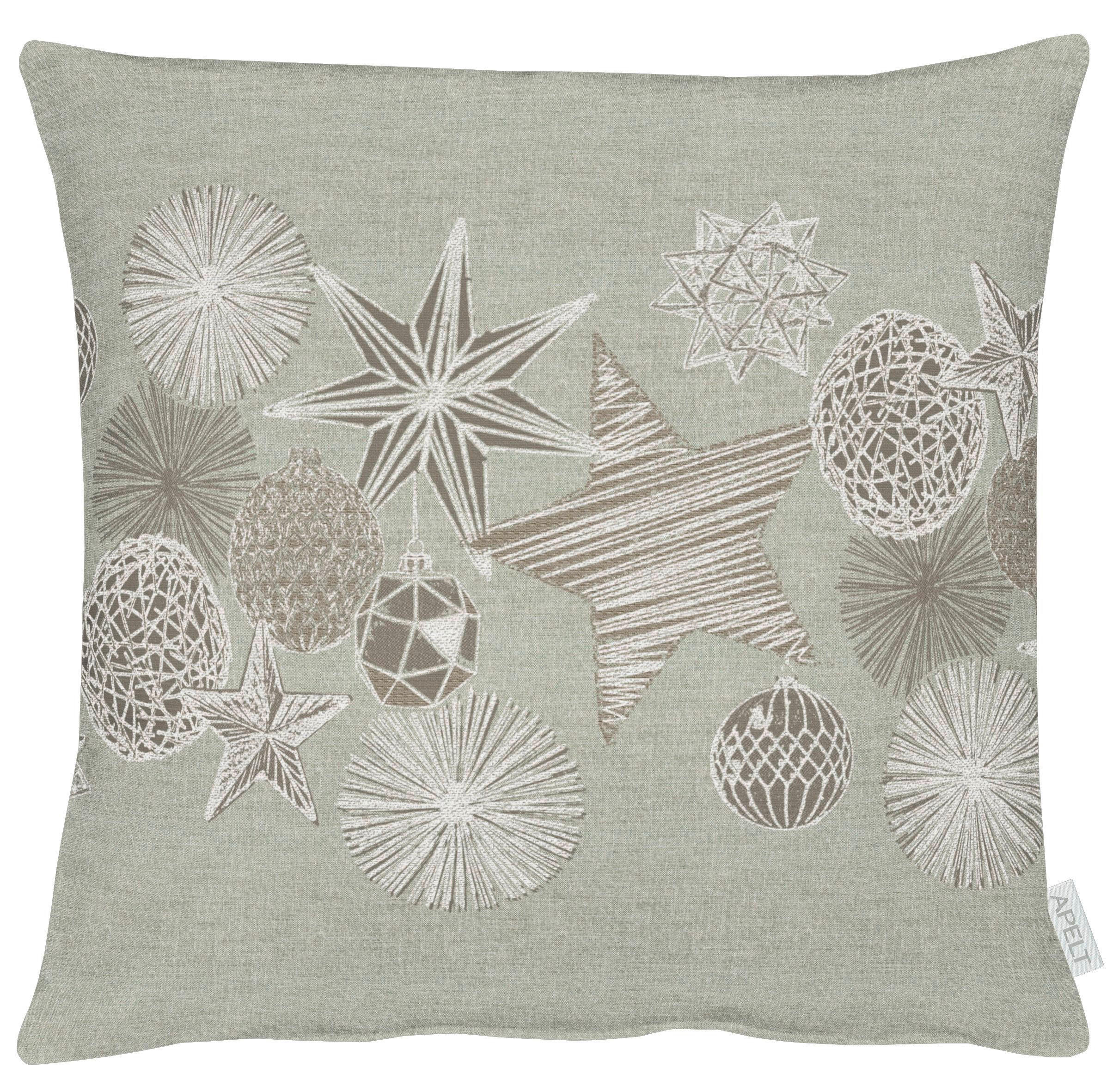 KISSENHÜLLE Christmas Glam - Taupe, Basics, Textil (49x49cm) - X-Mas