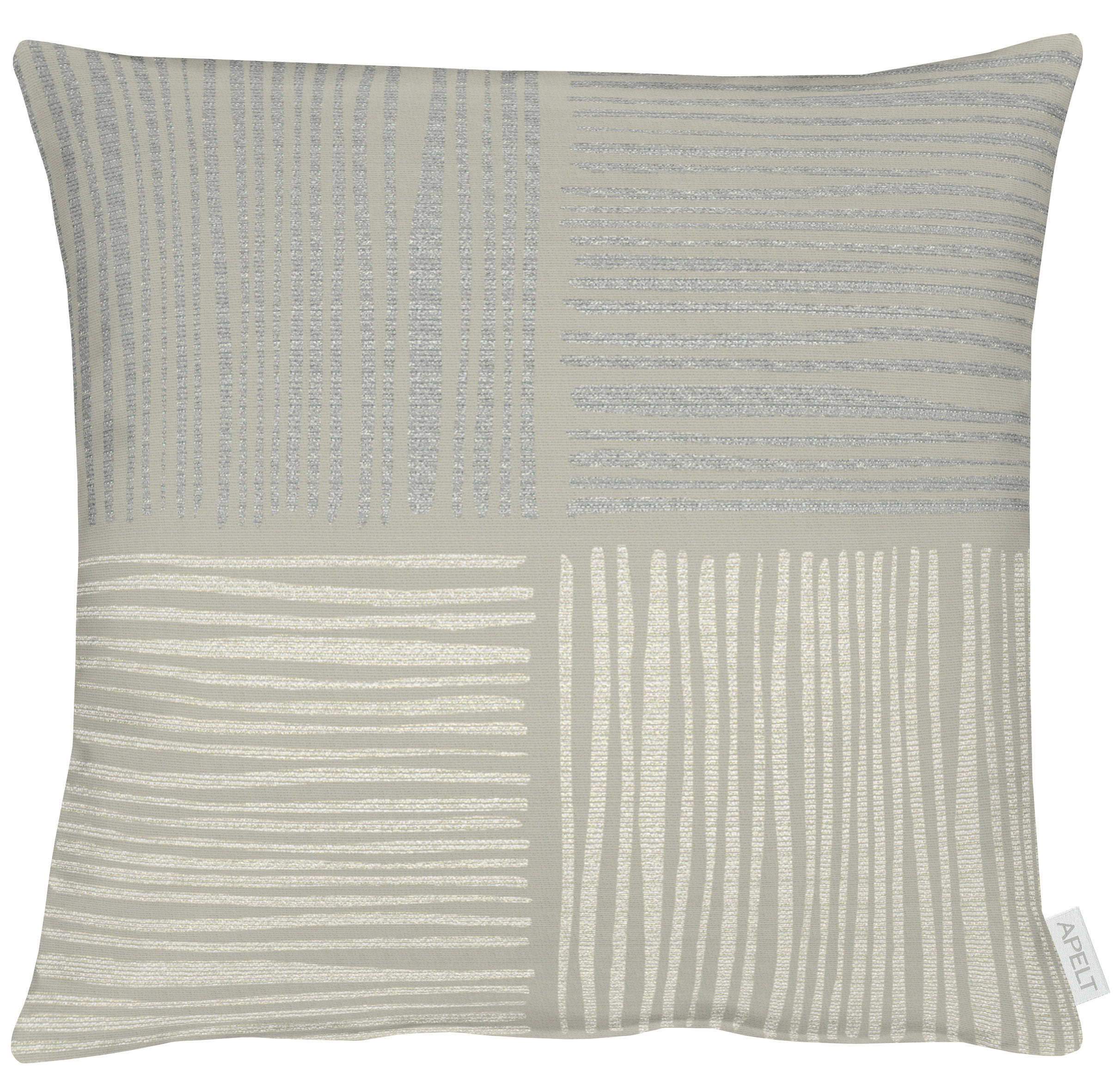 KISSENHÜLLE 49/49 cm  - Grau, Design, Textil (49/49cm) - Apelt