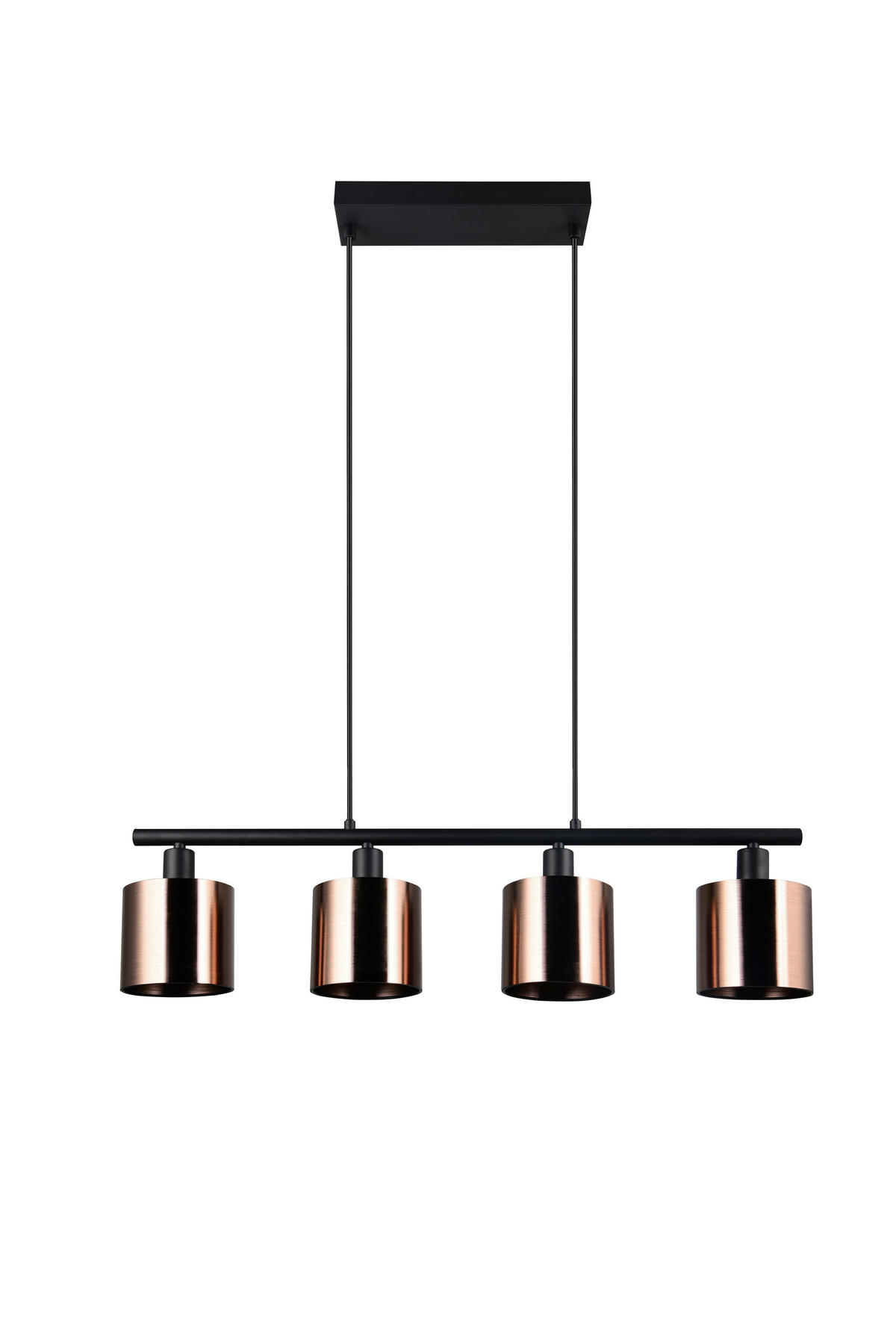 FÜGGESZTÉK - fekete/bronzszínű, Design, műanyag/fém (75/150/12cm)