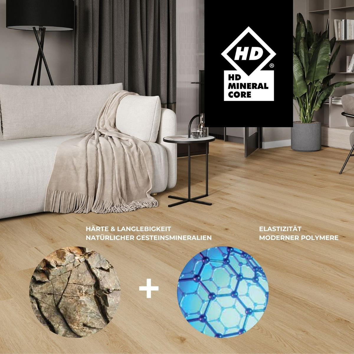 VINYLBODEN Eiche Arvada  per  m² - Design, Kunststoff (122/22,9/0,53cm) - Venda