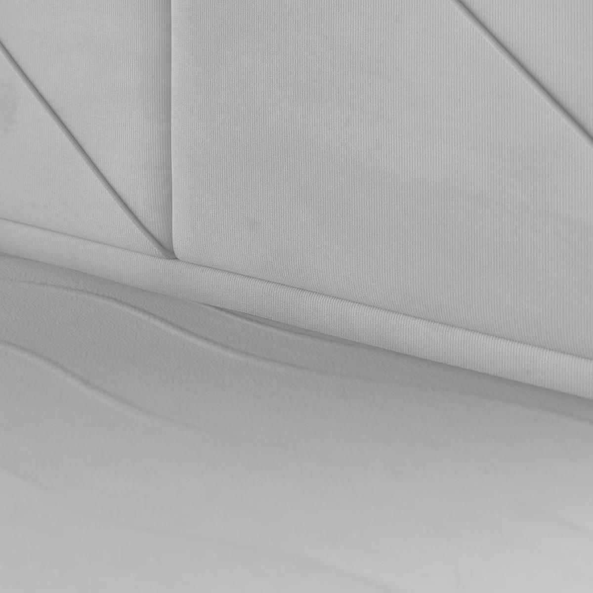 BOXSPRINGBETT 180/200 cm  in Creme  - Hellgrau/Creme, MODERN, Holzwerkstoff/Kunststoff (180/200cm) - MID.YOU
